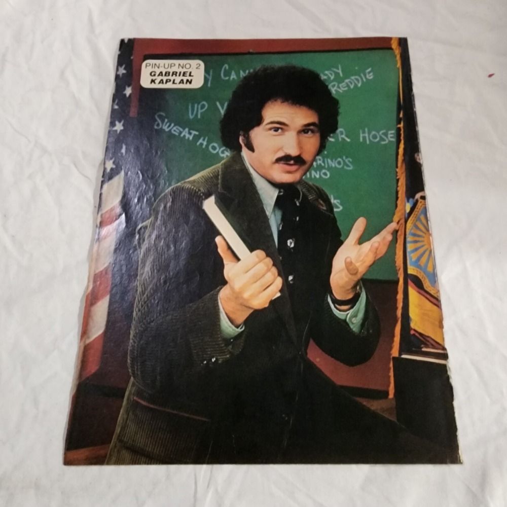 Gabriel Kaplan Gabe Welcome Back Kotter pinup clipping vintage 1970s 8x10